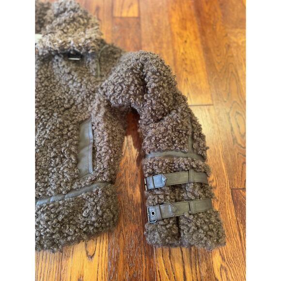 Design History New York Palmer Teddy Women's XS Jacket Coat Faux Fur Buckle Soft - Picture 9 of 16